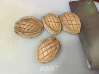 烤南瓜鲍鱼的做法步骤：2