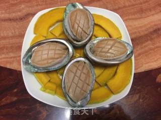 烤南瓜鲍鱼的做法步骤：4