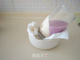 紫薯渐变布丁杯的做法步骤：8