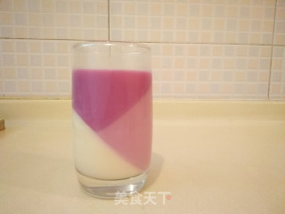紫薯渐变布丁杯的做法步骤：10
