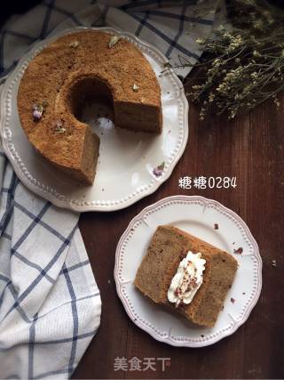 咖啡戚风蛋糕的做法步骤：16