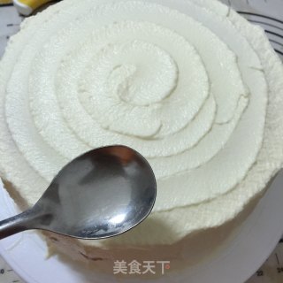 缤纷水果奶油蛋糕的做法步骤：17
