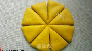 黄色南瓜面包的做法步骤：9