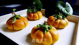 黄色南瓜面包的做法步骤：17