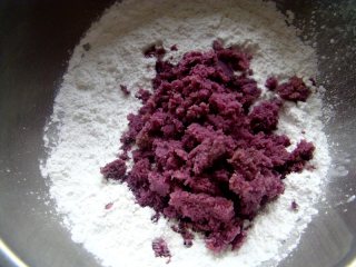 紫薯松糕的做法步骤：4