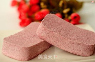 紫薯松糕的做法步骤：15