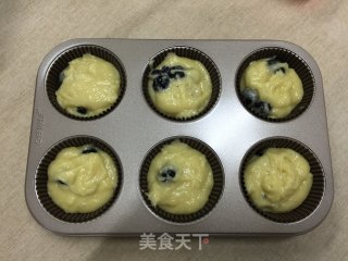 脆皮蓝莓玛芬的做法步骤：11