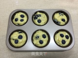 脆皮蓝莓玛芬的做法步骤：12