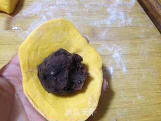 南瓜豆沙包的做法步骤：5