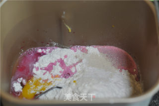 苋菜汁桃花包的做法步骤：3
