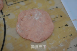 苋菜汁桃花包的做法步骤：7
