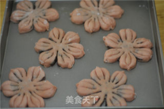 苋菜汁桃花包的做法步骤：13