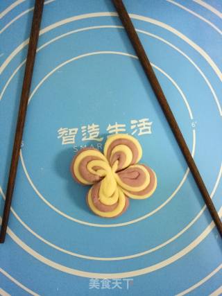 双色蝴蝶花饼干的做法步骤：12