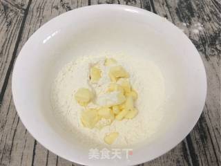玉米奶酪司康的做法步骤：2