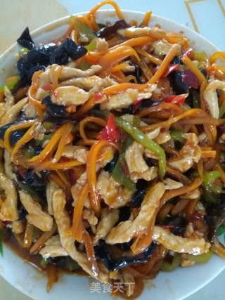 鱼香鸡肉丝的做法步骤：10