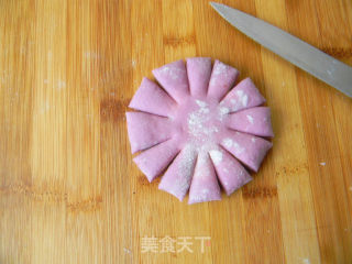 花开锦绣——太阳花馒头的做法步骤：10