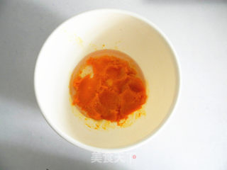 南瓜巧克力宝扇饼干的做法步骤：2