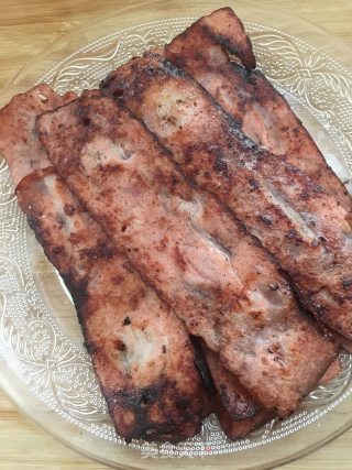 芝士培根吐司卷的做法步骤：3