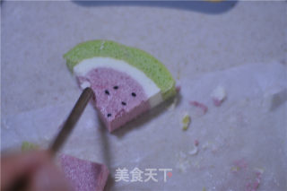 西瓜蛋糕卷的做法步骤：28