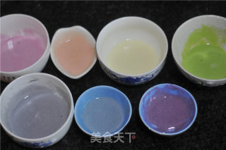 蔬菜汁彩虹甜甜圈的做法步骤：20