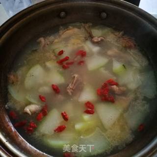 冬瓜海米老鸭汤的做法步骤：7
