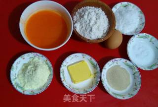 胡萝卜汁小吐司的做法步骤：1