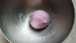 白紫棋格面包的做法步骤：2