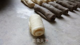 白紫棋格面包的做法步骤：5