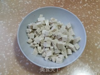 豆腐炒四季豆的做法步骤：3