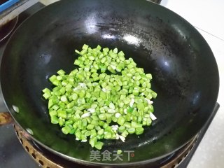 豆腐炒四季豆的做法步骤：5