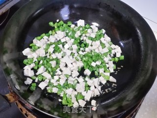 豆腐炒四季豆的做法步骤：6