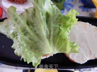 生菜双层猪肉汉堡的做法步骤：17