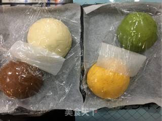 萌萌哒布朗可妮莎莉馒头人豆沙包的做法步骤：5