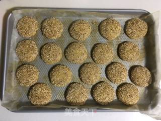 粗粮麻饼的做法步骤：7