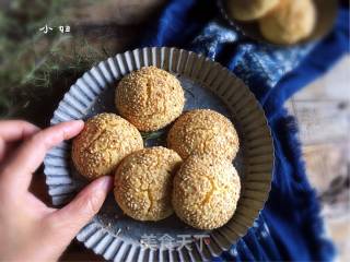 粗粮麻饼的做法步骤：10