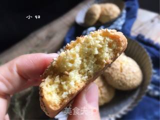 粗粮麻饼的做法步骤：11