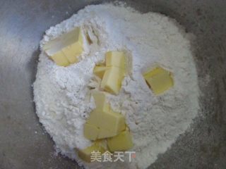 切达香葱司康的做法步骤：2