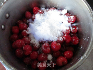 樱桃西多士的做法步骤：2