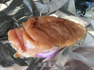香烤鸡胸肉的做法步骤：6