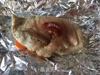 香烤鸡胸肉的做法步骤：9