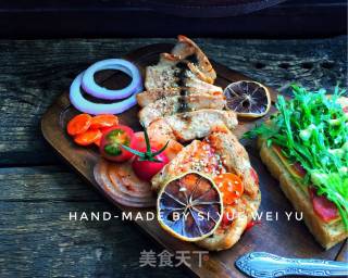香烤鸡胸肉的做法步骤：12