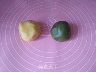 抹茶兔兔曲奇的做法步骤：5