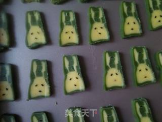 抹茶兔兔曲奇的做法步骤：13