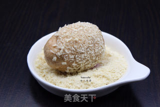 酥肉烤包蛋的做法步骤：6