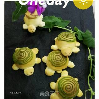 乌龟面包的做法步骤：13