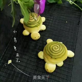 乌龟面包的做法步骤：15