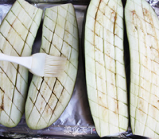 烤紫茄子的做法步骤：3