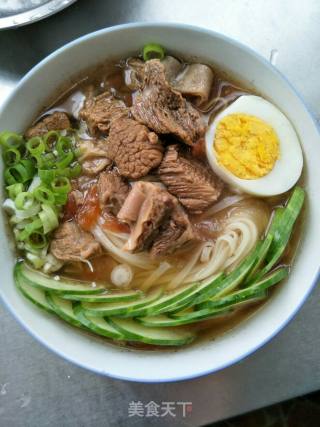红油牛肉面的做法步骤：9