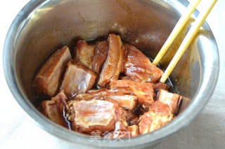香烤黑胡椒排骨的做法步骤：3