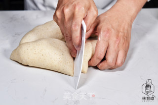 【健康无添加面包】芒种麦香面包的做法步骤：2